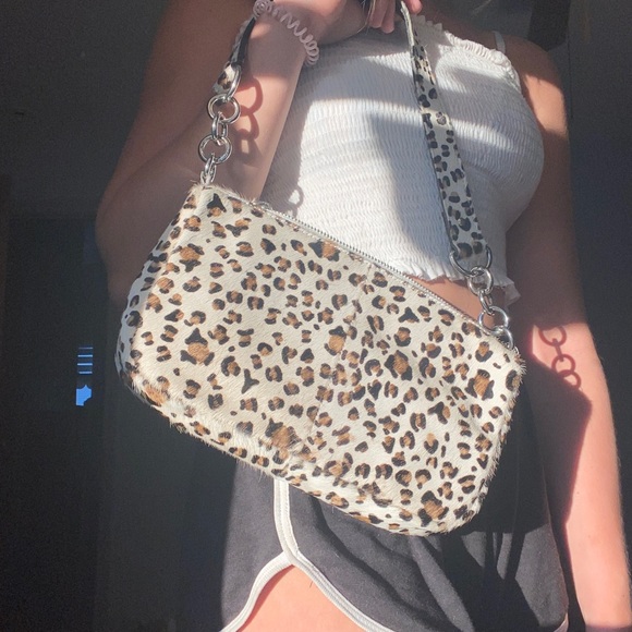 free people cheetah print bag - Picture 1 of 4